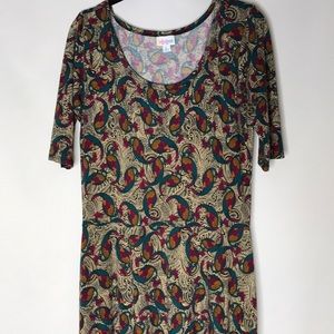 Euc LuLaRoe Large Ana Dress